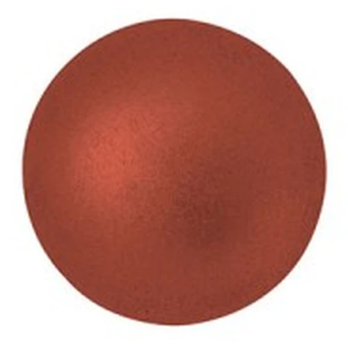 Cabochon di vetro di Puca® 14 mm - Red Copper Mat x1