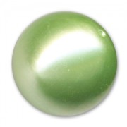 Perlina imitazione mm.24 Green x1