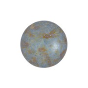 Cabochon di vetro di Puca® 14 mm - Opaque Green Turquoise Spotted x1|raw }}