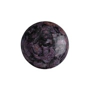 Cabochon di vetro di Puca® 14 mm - Metallic Mat Violet Spotted x1