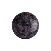 Cabochon di vetro di Puca® 14 mm - Metallic Mat Violet Spotted x1