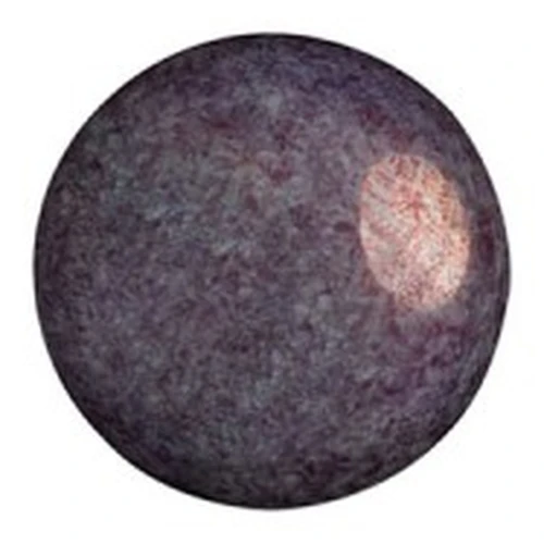 Cabochon di vetro di Puca® 14 mm - Opaque Mix Amethyst Gold Ceramic Look x1