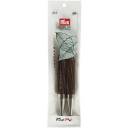Punte di aghi maglia intercambiabile in legno Prym - 15 mm - Naturale x2|raw }}
