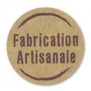 Etichette Fabrication Artisanale carta Kraft x500|raw }}