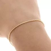 Catena serpentina mm. 1.3 dorata xm. 1