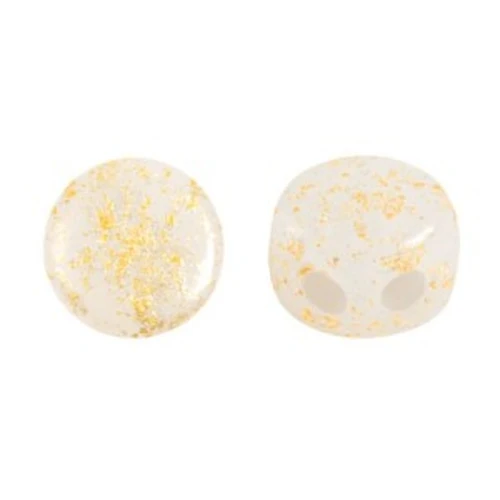 Kalos® di Puca® 4x3 mm - Opaque White Gold Splash x10g