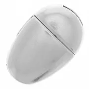 Chiusura magnetica 16x10 mm per laccio 5 mm - placcatura argento fino anticato x1