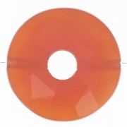 Donuts perlina sfaccettata 12 mm gemma colorata - Red Onyx x1|raw }}
