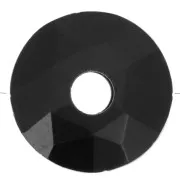 Perla sfaccettata Donuts 12 mm - Onice nero x1