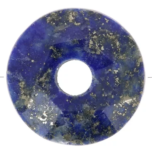 Perla sfaccettata Donuts 12 mm - Lapislazzuli x1