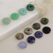 Perla sfaccettata Donut 12 mm - Ametista x1