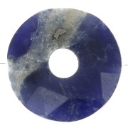 Perla sfaccettata Donut 12 mm - Sodalite x1|raw }}