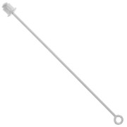 Fibula con occhiello mm. 65 argentato x1