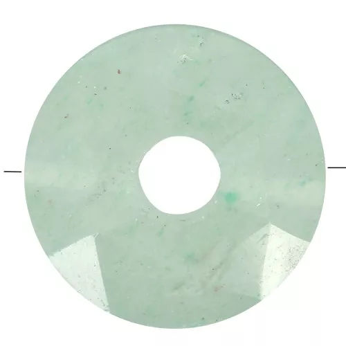 Perla sfaccettata Donut 12 mm - Aventurina x1