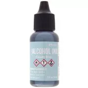 Inchiostro trasparente a alcol Adirondack Tim Holtz - Cloudy Blue x14ml
