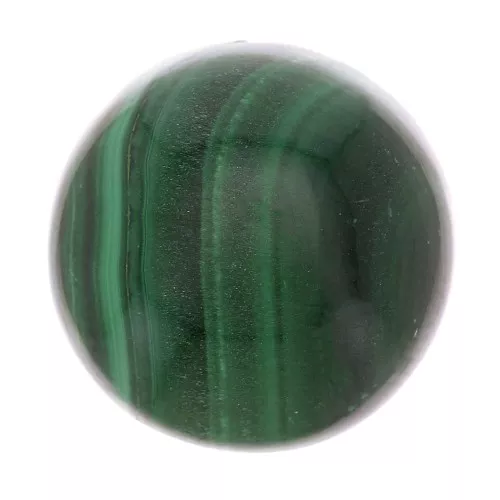Cabochon rotondo pietra semipreziosa 8 mm - Malachite x1
