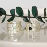 Anello per cabochon 4 mm - Misura 58 - Argento 925 x1