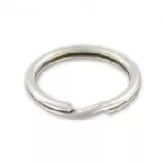 Portachiavi anello mm. 20 Placcatura Argento Antico x1