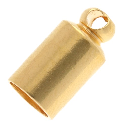 Estremità del cavo da 5 mm - Dorato x4