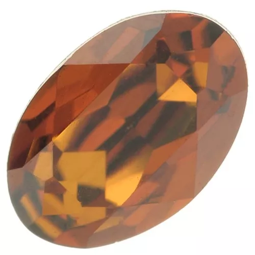 Cabochon PureCrystal 4120 ovale mm. 6x4 Light Amber x1
