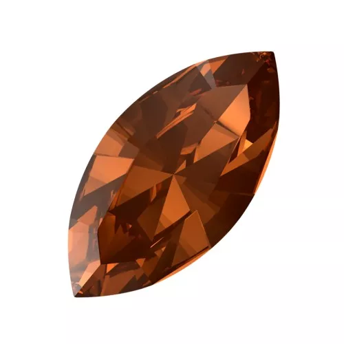Navetta PureCrystal 4228 10x5 mm Smoked Amber x1