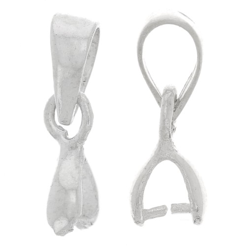 Chiusura del pendente 10 mm con gancio in argento 925 x1