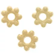 Perline rotonde 5 mm - Dorato con oro fino x100