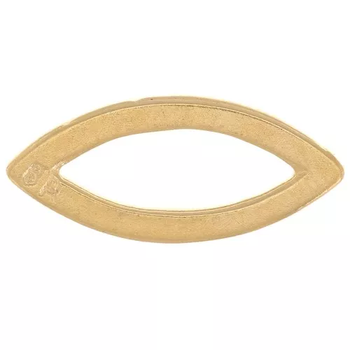 Distanziatore navetta 15x7 mm - Dorato con oro fino x1