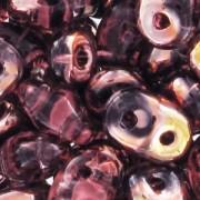 SuperDuo mm. 2.5x5 Amethyst Capri Gold x10g|raw }}