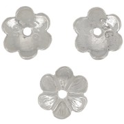 Coppetta di fiori 7 mm in argento 925 x1|raw }}