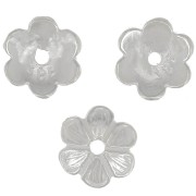 Coppetta a fiore 7 mm - Placcatura in argento fino x1