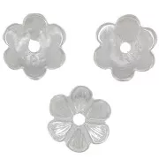 Coppetta a fiore 7 mm - Placcatura in argento fino x1