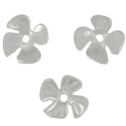 Coppetta a fiore lavorata 8 mm - Placcatura in argento fino x1|raw }}