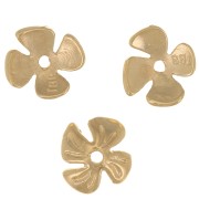 Coppetta a fiore 8 mm - Dorato con oro fino x1|raw }}
