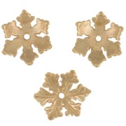 Coppetta a fiocco di neve 10 mm - Dorato con oro fino x1|raw }}