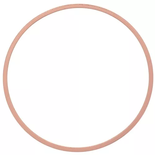 Anello di tessitura e montaggio 25 mm - Dorato rosa x1