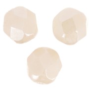 Sfaccettate 6 mm - Opaque Beige Ceramic Look x25|raw }}