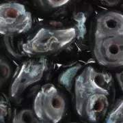 SuperDuo mm. 2.5x5 Jet Picasso x10g