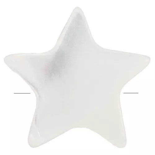 Perla madreperla stella 10 mm - Naturale x1