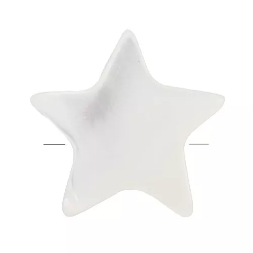 Perla madreperla stella 6 mm - Naturale x1