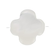 Perla madreperla trifoglio 6 mm - Naturale x1|raw }}