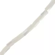 Perle madreperla tubo 5x3 mm - Naturale x40cm