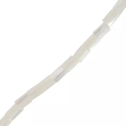 Perle madreperla tubo 5x3 mm - Naturale x40cm