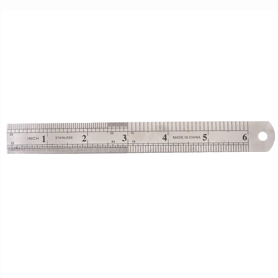 Righello graduato da 15 cm - Acciaio inossidabile x1 - Perles & Co