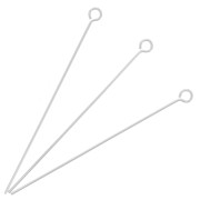 Chiodo a testa tonda 38x0.50 mm in argento 925 x10