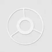 Cerchio testa paralume 10 cm Bianco x1