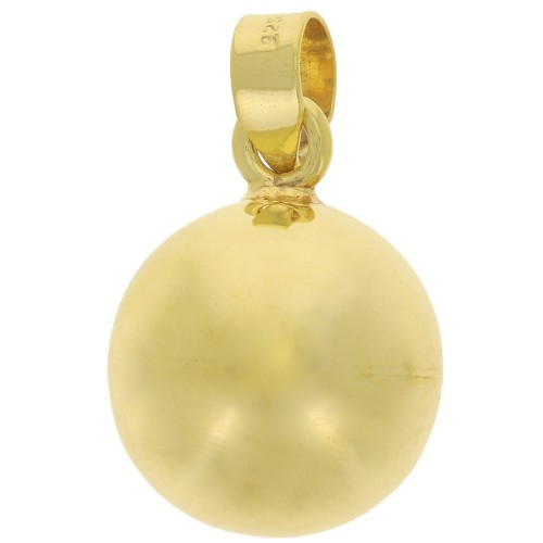 Pendente Bola Pregnancy 22 mm - Argento 925 dorato con oro fino x1