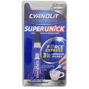 Colla Cyanolit - Super Unick - Forza immediata - Trasparente x3gr|raw }}