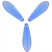 Daghe di vetro 5x16 mm - Zaffiro x50