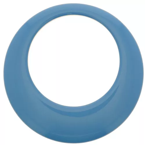 Pendente a cerchio scavato in resina opaca 50 mm - Lapis blu x1